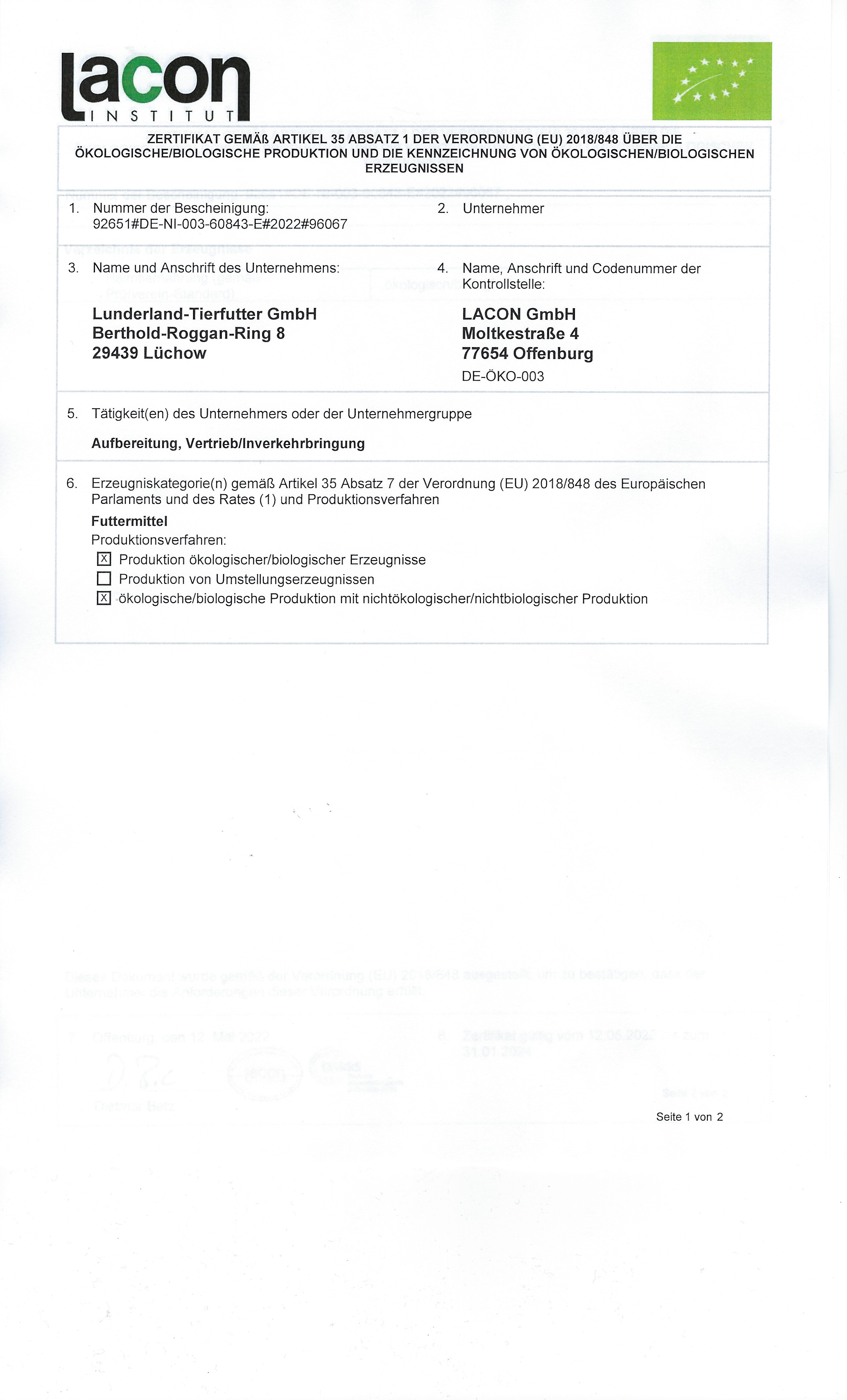 Bio-Zertifikat-S1
